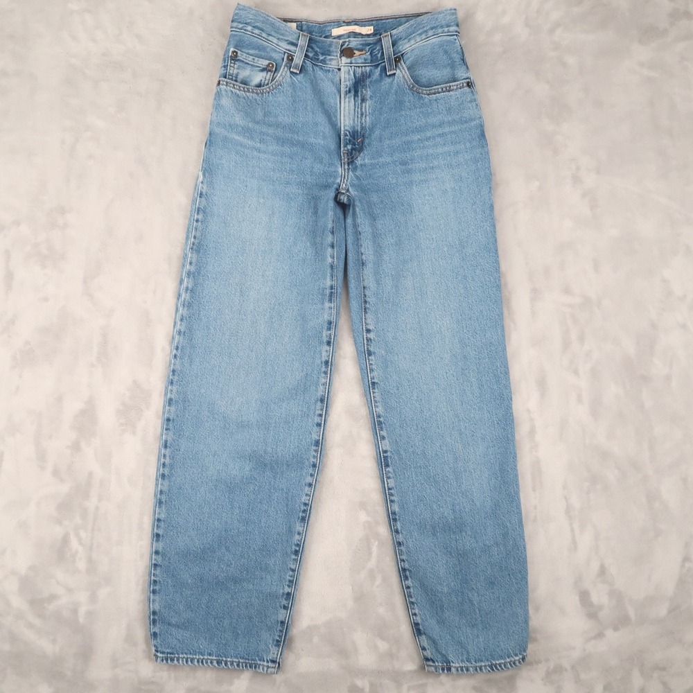 Levis Jeans Womens 24 Fit 25x29.5 Blue Baggy Dad A3494-0013 Relaxed Retro